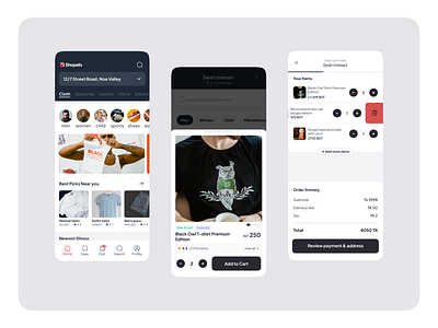 Shopelo Mobile App - Shopping App dope design ecommerce ecommerce mobile locationbased marketplace mobie ui mobile app productdesign shoppingapp ui design usercentered