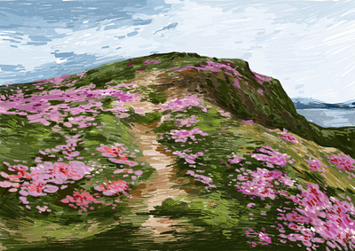 13 mountain nature procreate