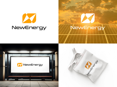 Renewable energy logo | Letter N + Energy Logo - Brand Identity brand identity branding business logo electrical energy energy environmental branding letter n logo logo logo design modern logo new energy power energy renewable renewable energy solar company solar energy logo solar identity startup company technological