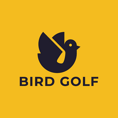 Bird Golf - logo design label