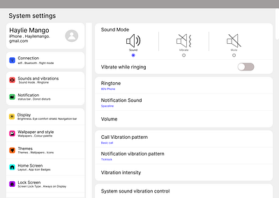 settings design illustration ui ui design ux