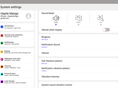 settings design illustration ui ui design ux