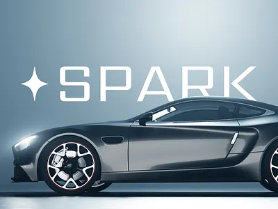 Spark Rebrand: Elevating the Future of Electric Cars automotive brand design brand identity brand identity design branding design electric electric car ev logo design logo designer sustainable design visual identity