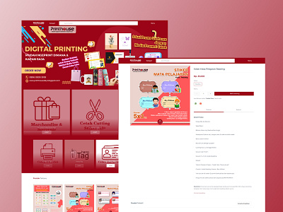 UI WEB DIGITAL PRINTING app branding design digital printing printing ui ux web website