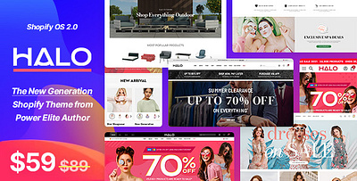 Halo - Multipurpose Shopify Theme OS 2.0 color swatches dropshipping electronics fashion template furniture jewelry shopify theme multipurpose online fashion store responisve shopify theme right to left rtl arabic shopify os 2.0 shopify section single product the best shopify theme