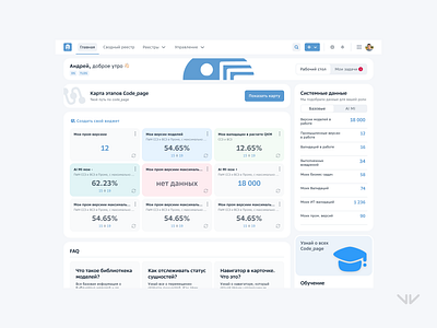 Dashboard — Data Analysis and Monitoring dashboard interface ui ux web