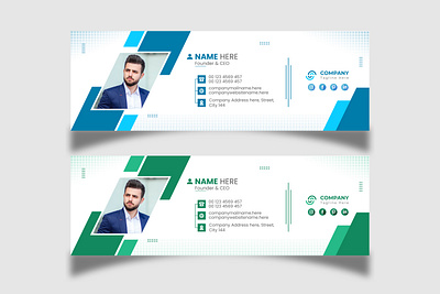 Email Signature Design Template corporate business cover design graphic design