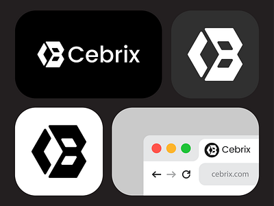 Cebrix - The C B, Tech Logo Concept app logo brand branding design icon identity logo logo design logomark logotype mark modern logo monogram software logo symbol tech tech company technology logo typography vector