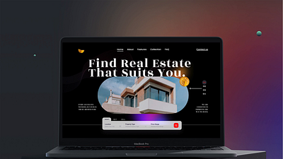 Real Estate Landing Page apartment architecture building clean company design home house landing landing page design minimalist property real estate realstate simple ui web web design website