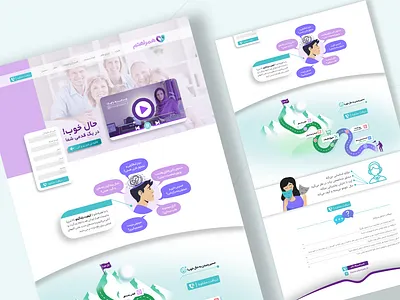 Hamrahetam.ir-Landing-Page branding ui