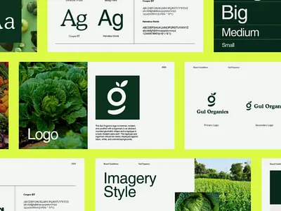 Gul Organics - Brand Guidlines brand guidelines branding