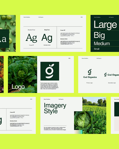 Gul Organics - Brand Guidlines brand guidelines branding