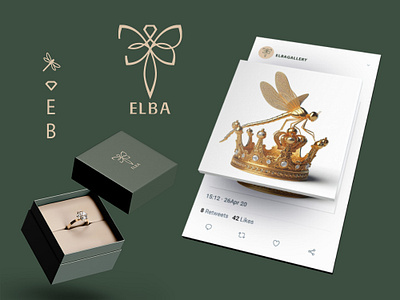 ELBA Logo Design adverting branding design graphic design illustration logo logo luxy logo minimal logo type logofolio logoshop mark آرم تجاری تبلیغات خلاقیت لوگو لوگو ترکیبی لوگو تصویری لوگو حرفه ای هویت بصری