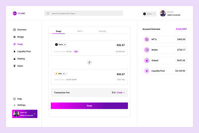 swap interface section