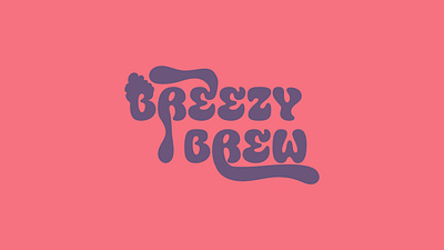 Breezy Brew brand identity branding graphic design logo