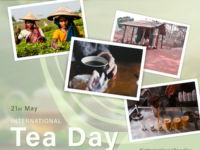 Internation Tea Day 2024 banner branding creative design facebook graphic design instagram international tea day poster social media social media post