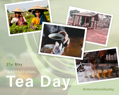 Internation Tea Day 2024 banner branding creative design facebook graphic design instagram international tea day poster social media social media post