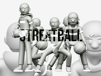 Avatar Streetball 3d 3davatar 3dcharacter art artdesign avatar basketball blender3d cartoon character digitalart sport streetball