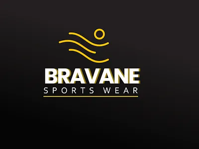 Bravane- Sports Wear Brand Logo Design branding logo typography vector vector logo design
