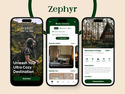 Zephyr — Hotel Booking Mobile App apartment best project hotel hotel app hotel booking hotel booking app hotel ui ux landing page hotel mobile mobile app mobile app best mobile app design mobile design mobile ui ux real estate top design ui uiux mobile ux