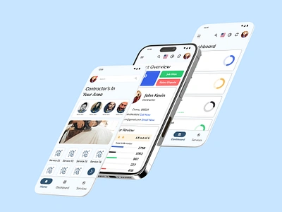 ReliBuild- Home Services App adobe xd android ui branding figma graphic design home services app iamkhannn invision ios ui iphone app mobile app ui relibuild app ui uiux urbancalp web design