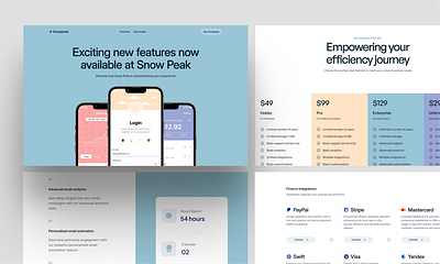 Snow Peak astro clean mdx modern saas tailwind template theme