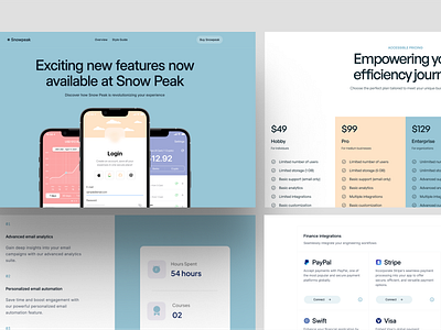 Snow Peak astro clean mdx modern saas tailwind template theme