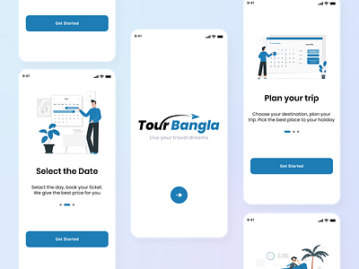 Tour Application: Onboarding Design application application onboarding creative creative design design flat minimal mobile application onboarding onboarding design tour tour app travel travel app ui app ui design user experience user itnerface