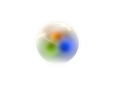 AI Sphere | Motion Identity 3d ai ai sphere animation artificial intelligence assistant atoms burhan khawaja circle colorful glass glowing health magical motion orb round sphere translucent visual