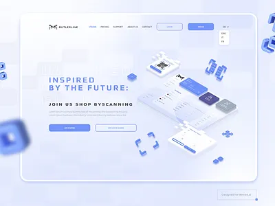 Buterline- QR codes shopping app aplication app branding dashboard design graphic design logo qr kod ui uiux ux vector web app website