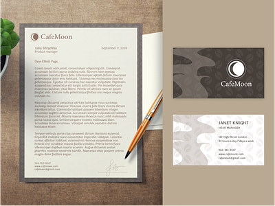 Создание айдентики для кофейни CafeMoon adobe illustrator adobe photoshop branding business card cafe coffee coffee shop design graphic design identity mockup naming web design