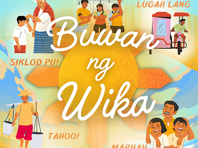 Buwan Ng Wika Poster celebration fun graphic design poster