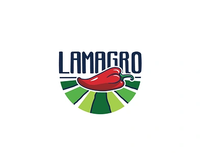 Lamagro- Agricultural Estate Logo agricultural estate logo farm graphic design horh pepper logo