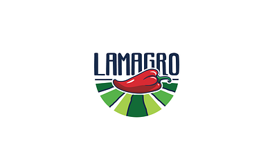 Lamagro- Agricultural Estate Logo agricultural estate logo farm graphic design horh pepper logo