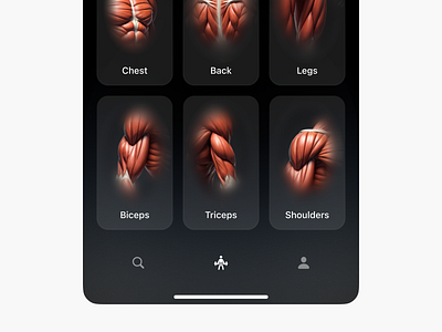 liften - workout tracker app fitness interface mobile product ui