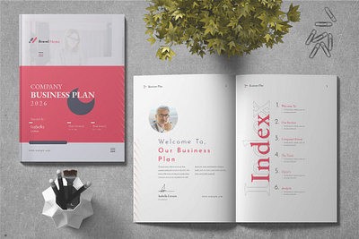 Business Plan Brochure Template flyerdesign