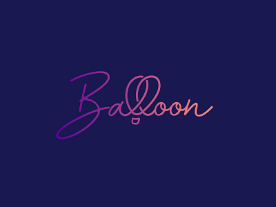 Balloon Party branding logo visual identity