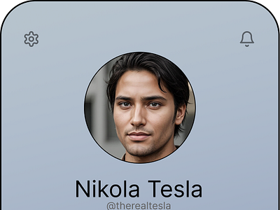 DailyUI - User Profile Page contrast creative dailyui mobile app ui