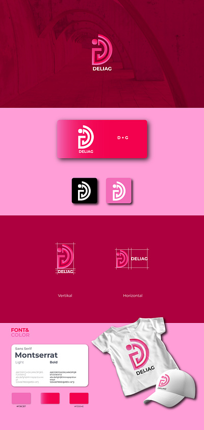 logo design business logo design minimalist logo - DELIAG