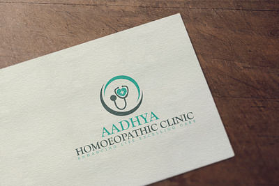 Aadhya Homeopathic Clinic branding design graphic design illustration logo ui vector