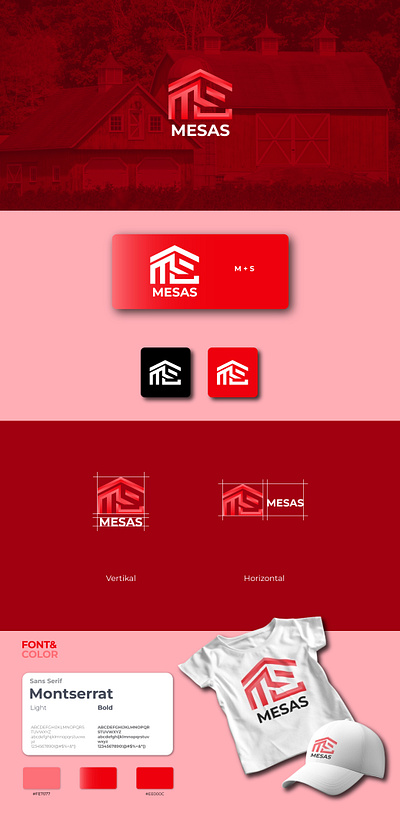 professional business logo design - MESAS