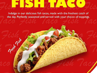 Fish Taco Flyer adobe photoshop branding flyer foos