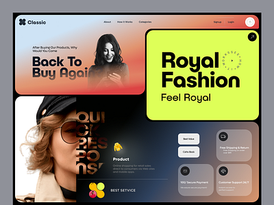 Classic Fashion E-commerce UI all time best design dribbble dribbble work dribbbler e commerce website e commerce website design landing page top design ui website