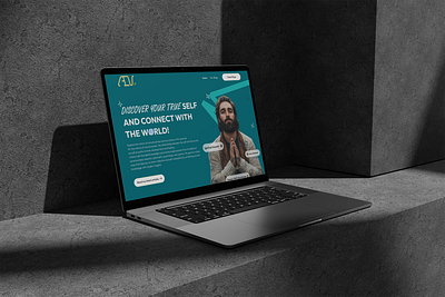 Spiritual website landing Page - Ux/Ui design app design branding clients figma webdesign graphic design illustration islamic site mobile design onlyfans responsive design spiritual site spiritual website spiritual website design uxui webdesign