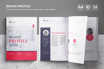 Brand Profile Template logodesign