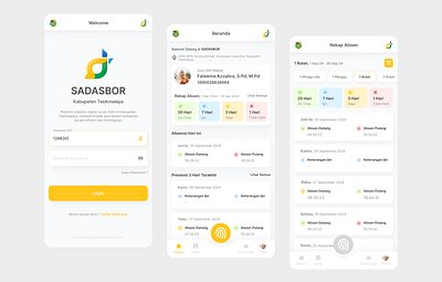 Redesign UX / UI Design Case Sadasbor App - Mobile UI branding ui