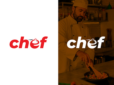 Chef Wordmark Logo design concept bakery catering chef chef logo cook cooking creative logo cuisine culinary design dish food hat hotel kitchen logo logotype restaurant text logo word logo