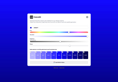 Color pallete generator - my new tool :) colors4ui.com app assign branding color design design systems figma form generator illustration pallete shares tiles tool ui web webdesign webflow