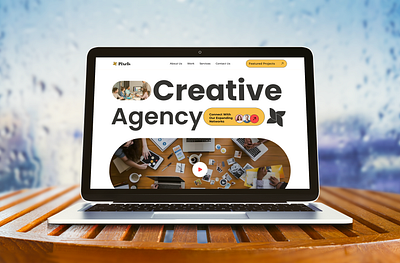 Digital agency landing page branding business digitalagency eco friendly landing page minimal ui webdesign