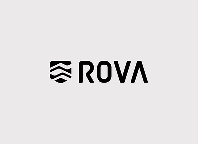 ROVA Outdoor Gear badge black and white branding flat hills logo logos mountains outdoor